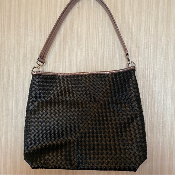 Disney Parks Faux Leather Woven Mickey Mouse Purse - Picture 3 of 8